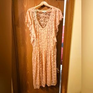 Lace Beige Dress